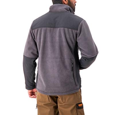 DuraDrive Men's Charcoal Fleece Jacket