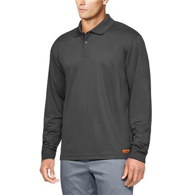 DuraDrive Dark Grey Long Sleeve Polo T-Shirt