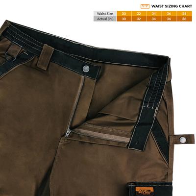 DuraDrive Men's TRADESMAN Timber Brown Two Tone Work Pants