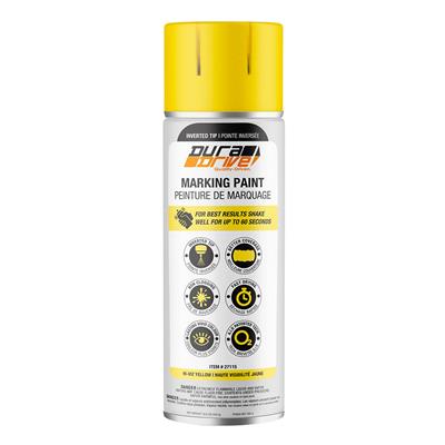 DuraDrive 16 oz. Yellow Inverted Marking Spray Paint