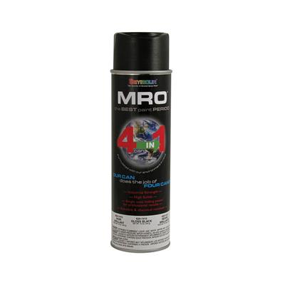 Seymour 620-1415 16 oz. Gloss Black MRO Enamel High Solids Spray Paint