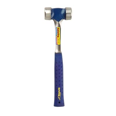 Estwing E3-40L 40 oz. x 14 in. Double Head Smooth Face BLUE SHOCK REDUCTION GRIP Solid Steel Lineman's Hammer