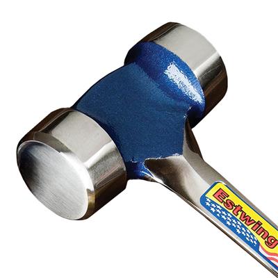 Estwing E3-40L 40 oz. x 14 in. Double Head Smooth Face BLUE SHOCK REDUCTION GRIP Solid Steel Lineman's Hammer