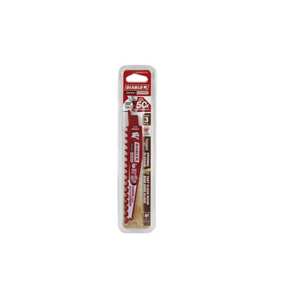 Freud Diablo DS0603CP3 Demo Demon 6 in. 3-TPI Carbide-Tipped Pruning and Clean Wood Cutting Reciprocating Saw Blade (3-Pack)
