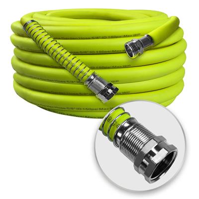 DuraDrive LG5875F 5/8 in. x 75 ft. Lime Hybrid Polyurethane Garden Hose