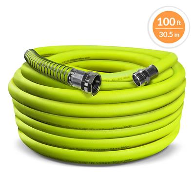 DuraDrive LG58100F 5/8 in. x 100 ft. Lime Hybrid Polyurethane Garden Hose
