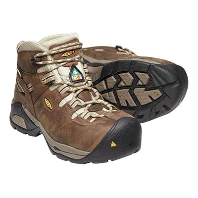 KEEN 1020101 Women's CSA 6 in. Brown Oshawa II Mid Carbon Fibre Toe Waterproof Safety Work Boots