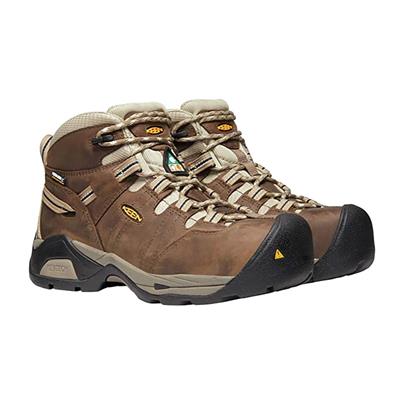 KEEN 1020101 Women's CSA 6 in. Brown Oshawa II Mid Carbon Fibre Toe Waterproof Safety Work Boots