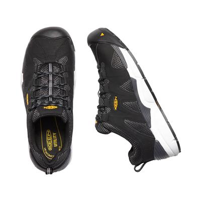 KEEN 1020141 Men's CSA 4 in. Black SAN ANTONIO LOW Light-Duty Aluminum Toe Safety Work Shoes