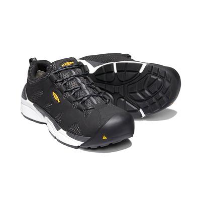 KEEN 1020141 Men's CSA 4 in. Black SAN ANTONIO LOW Light-Duty Aluminum Toe Safety Work Shoes