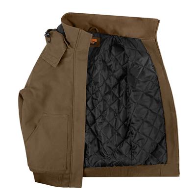 DuraDrive Men's Timber Insulated Canvas Hooded Work Jacket