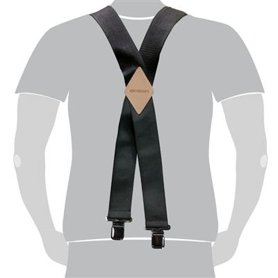 BOSSA 2 in. Heavy Duty Elastic Work Suspenders