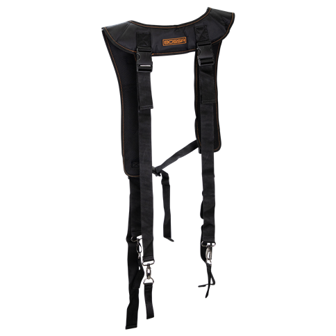 BOSSA 2 in. Heavy Duty Work Suspenders with Padded Back Support