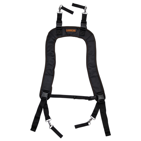 BOSSA 2 in. Heavy Duty Work Suspenders with Padded Back Support