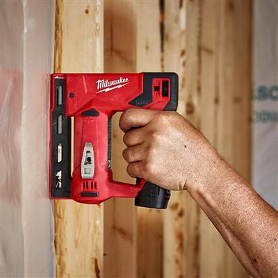 Milwaukee 2447-20 M12 12-Volt Lithium-Ion 3/8 in. Cordless Crown Stapler (Tool Only)