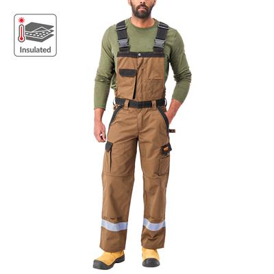 DuraDrive Men's TRADESMAN Timber Two Tone Insulated Overall with Hi-Vis Tape