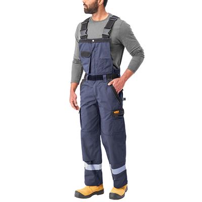 DuraDrive Men's TRADESMAN Navy Two Tone Insulated Overall with Hi-Vis Tape