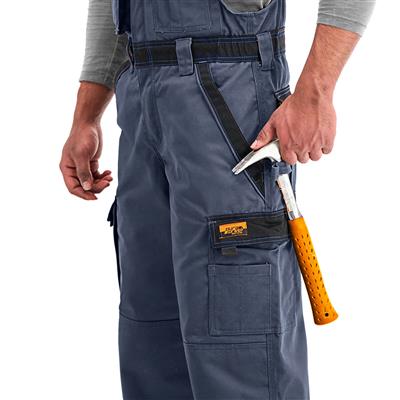 DuraDrive Men's TRADESMAN Navy Two Tone Insulated Overall with Hi-Vis Tape