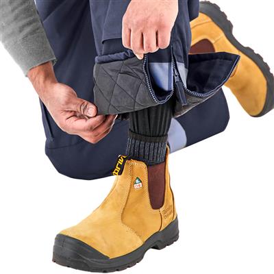 DuraDrive Men's TRADESMAN Navy Two Tone Insulated Overall with Hi-Vis Tape