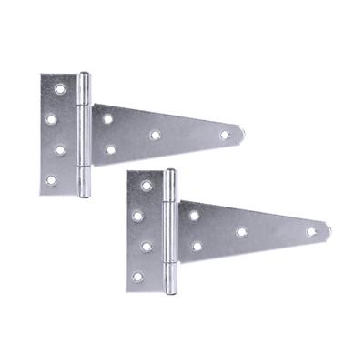 Canaropa 6 in. Steel Zinc Plated Heavy-Duty Tee Hinge with Fixed Pin (2-Pack)
