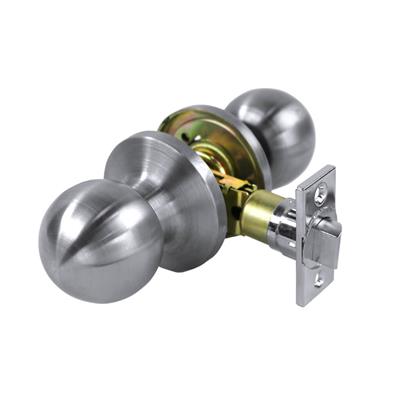 Canaropa V3X10BM-15M Satin Nickel Passage Door Knob Kit Tubular (11-Pieces)