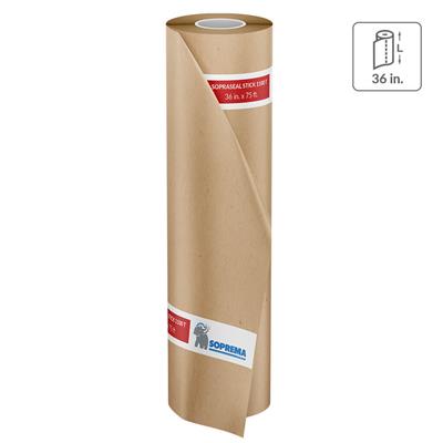 SOPREMA 14046 36 in. x 75 ft. SOPRASEAL STICK 1100TC Summer Grade Self-Adhesive  Air and Vapor Barrier Flashing Membrane