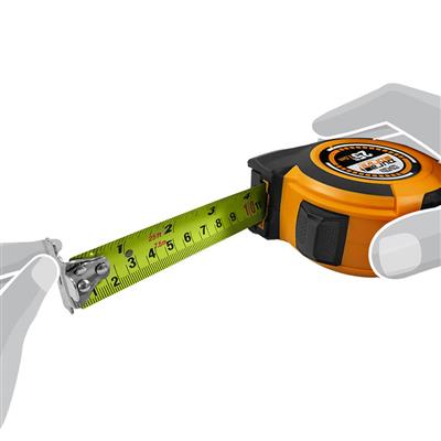 DuraDrive 25 ft./7.5m Hi-Vis Imperial/Metric EZ-Read Double Side Dual Hook Tape Measure