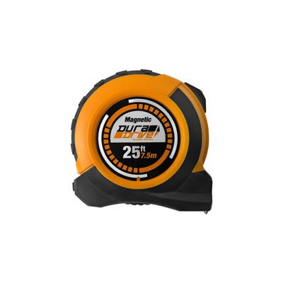 DuraDrive 25 ft./7.5m Hi-Vis Imperial/Metric EZ-Read Magnetic Double Side Dual Hook Tape Measure