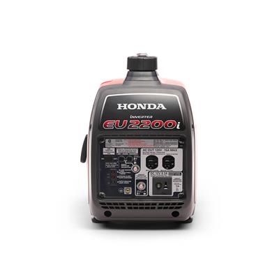 HONDA EU2200iTC 2200 Watt 4-Stroke GXR120T Gas Enclosed Ultra-Quiet Parallel Connect Inverter Generator with GFCI Outlet