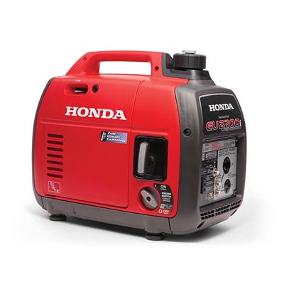 HONDA EU2200iTC1 2200 Watt 4-Stroke GXR120T Gas Enclosed Ultra-Quiet Parallel Connect Companion Inverter Generator with GFCI Outlet