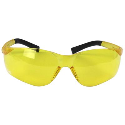 DuraDrive Low Light Amber Lens Frameless Sport Shaped Safety Glasses