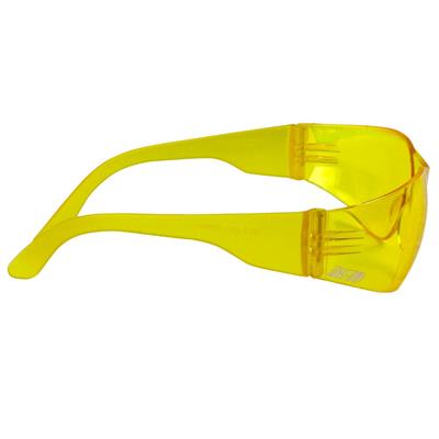 DuraDrive Low Light Amber Lens Economy Frameless Safety Glasses