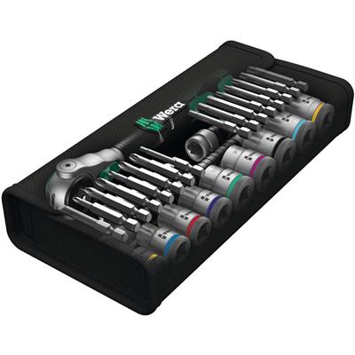 Wera 05004049001 8100 SB 9 Zyklop 3/8 in. Drive Imperial Speed Ratchet Set (29-Piece)