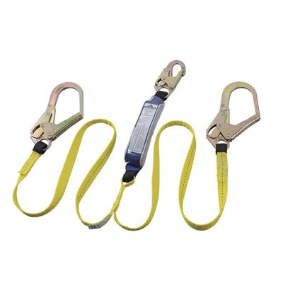 Peakworks SA-84022-6 6 ft. E6 Shock Absorbing Twin Leg Fall Safety Lanyard with Snap and Form Hooks