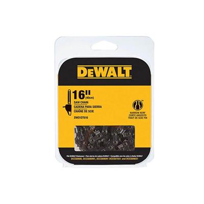 DEWALT DWO1DT616 16 in. Narrow Kerf Replacement Saw Chain