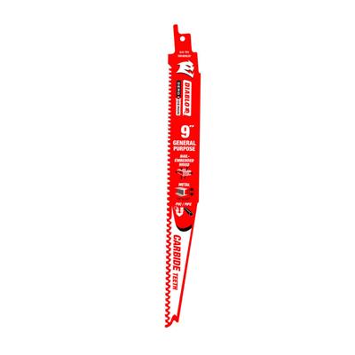 Freud Diablo DS0909CGP3 Demo Demon 9 in. 6/9-TPI Carbide-Tipped General Purpose Reciprocating Saw Blade (3-Pack)