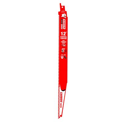 Freud Diablo DS1209CGP3 Demo Demon 12 in. 6/9-TPI Carbide-Tipped General Purpose Reciprocating Saw Blade (3-Pack)