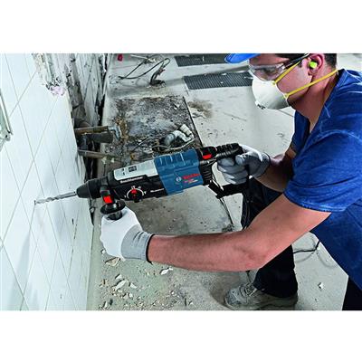 BOSCH GBH2-28L 1-1/8 in. SDS-Plus 8.5-Amp Corded BULLDOG XTREME MAX Rotary Hammer Kit with Case (4-Piece)