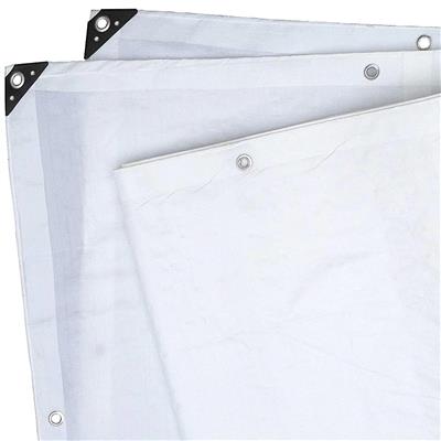 DuraDrive 15 ft. x 20 ft. 115-GSM Clear Heavy-Duty Reinforced Double-Stitching Tarp