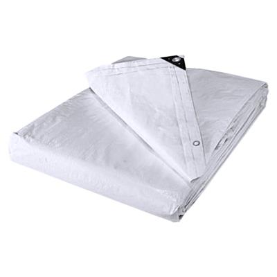 DuraDrive 15 ft. x 20 ft. 115-GSM Clear Heavy-Duty Reinforced Double-Stitching Tarp