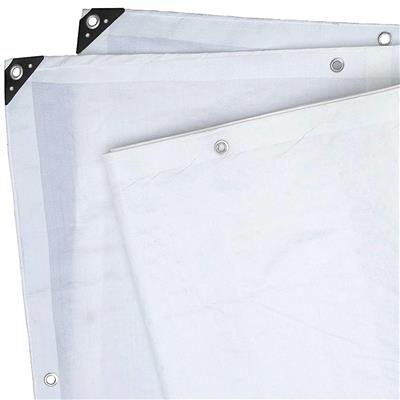 DuraDrive 20 ft. x 30 ft. 115-GSM Clear Heavy-Duty Reinforced Double-Stitching Tarp