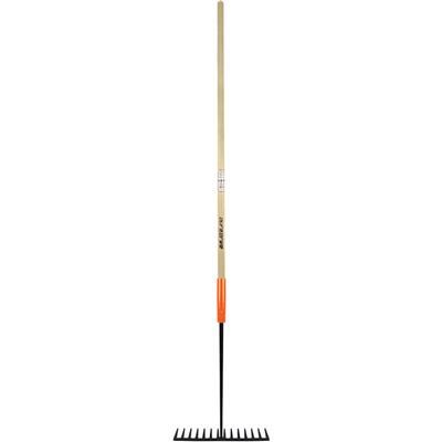 DuraDrive 76 in. 14-Tine Wood Handle Steel Head Asphalt Rake