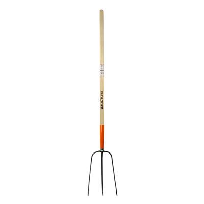 DuraDrive 48 in. 3-Tine Long Wood Handle Hay Fork