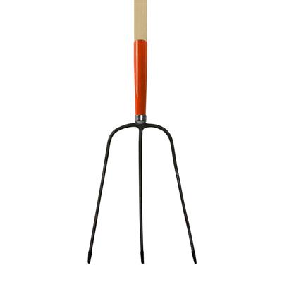 DuraDrive 48 in. 3-Tine Long Wood Handle Hay Fork