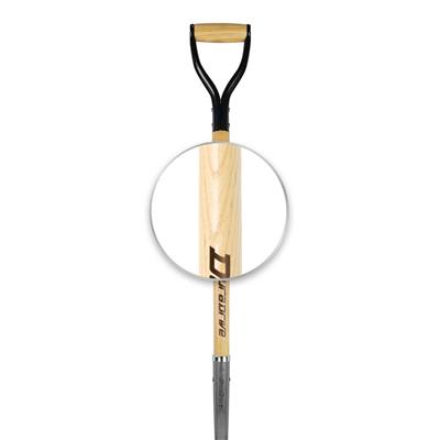 DuraDrive 35 in. Ash Wood D-Handle Round Point Shovel