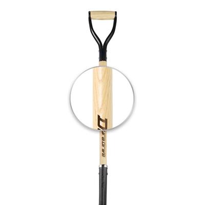 DuraDrive 51 in. Ash Wood D-Handle Square Mouth Shovel