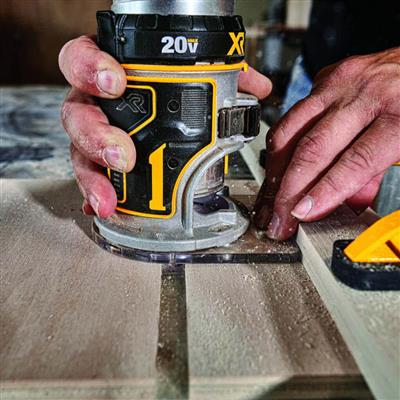 DEWALT DCW600B 20-Volt MAX XR Lithium-Ion Brushless Compact Router (Tool Only)