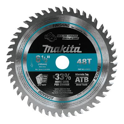 Makita A-99932 6-1/2 in. x 48 Tooth Carbide Tipped Cordless Plunge Saw Blade