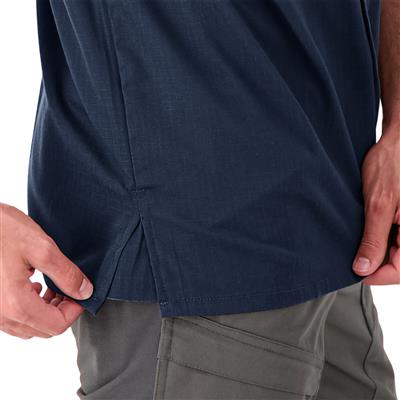 DuraDrive Men's Navy Short Sleeve Ripstop Work Shirt