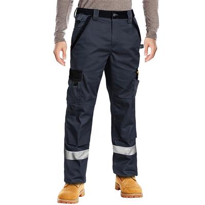 DuraDrive Men's TRADESMAN Navy Hi-Vis Two Tone Work Pants